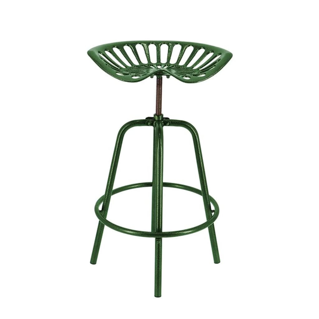 Bar Tractor Chair Green