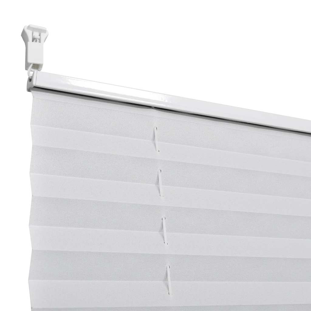 Plisse Blind 40x150cm White Pleated Blind