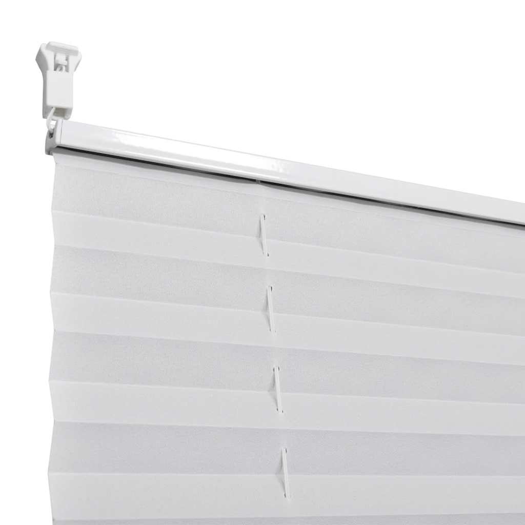 Plisse Blind 100x150cm White Pleated Blind