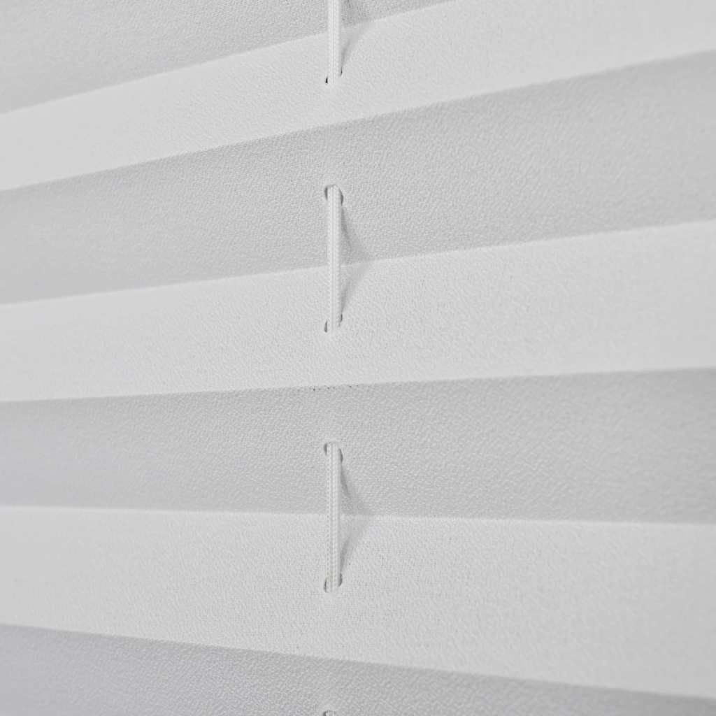 Plisse Blind 100x150cm White Pleated Blind