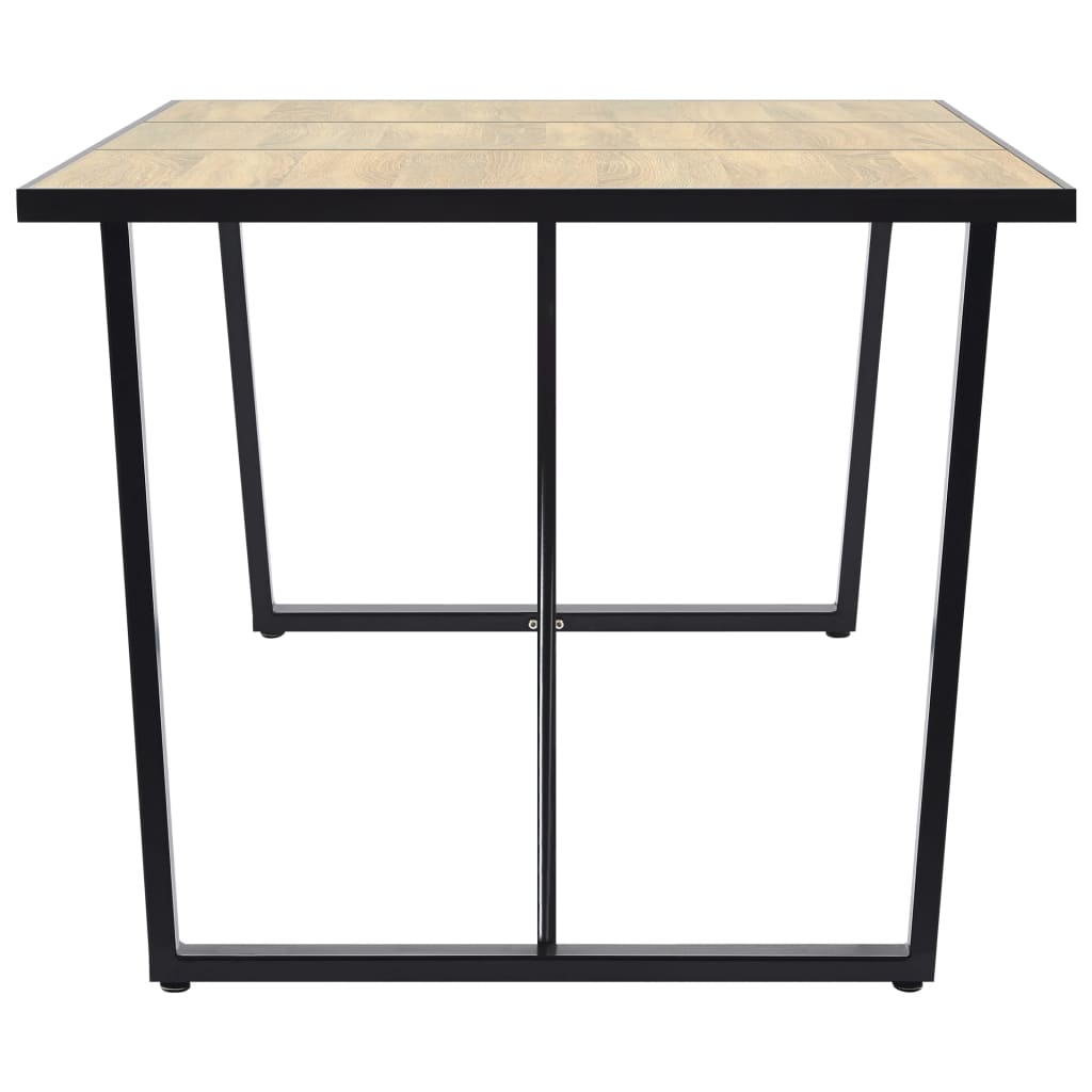 Dining Table Oak 200x100x75 cm MDF