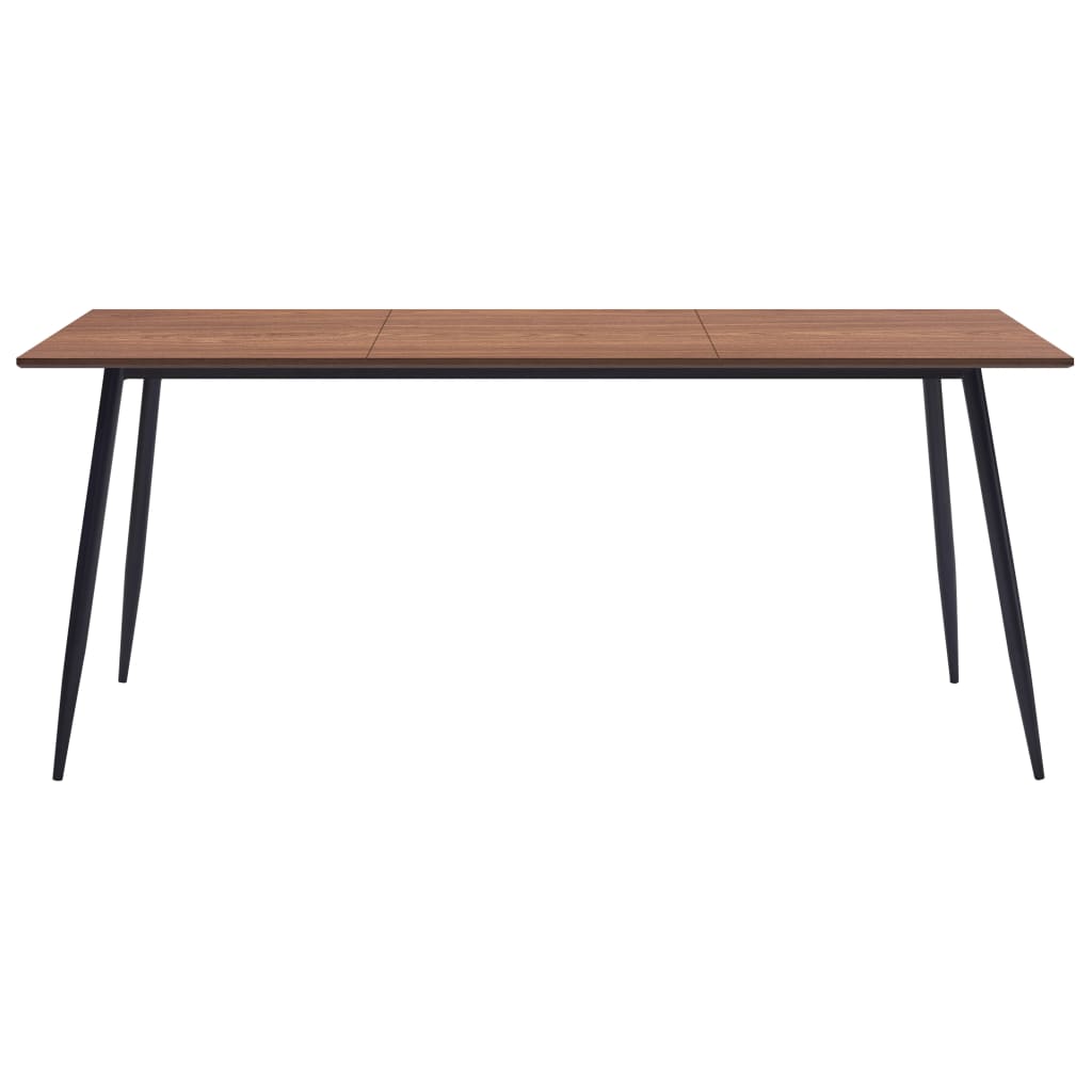 Dining Table Brown 180x90x75 cm MDF