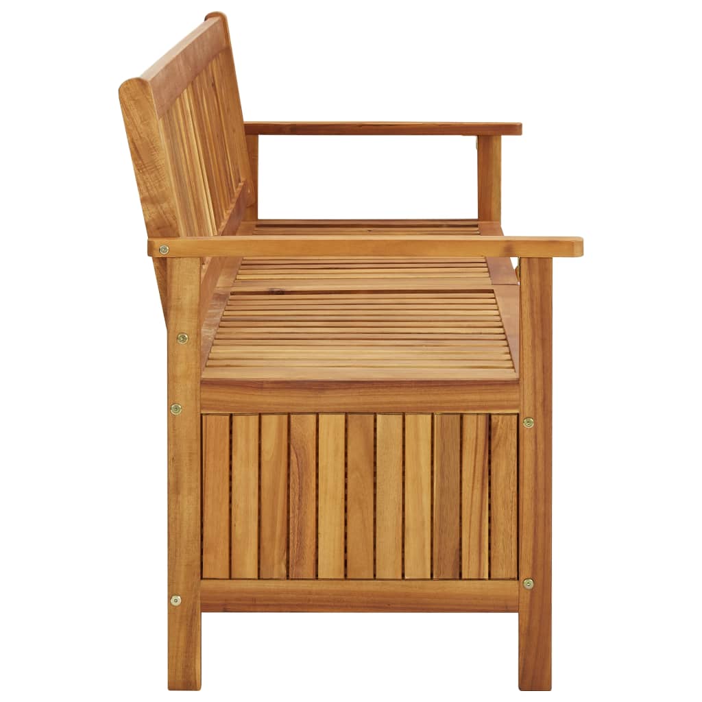 Garden Storage Bench 170 cm Solid Acacia Wood