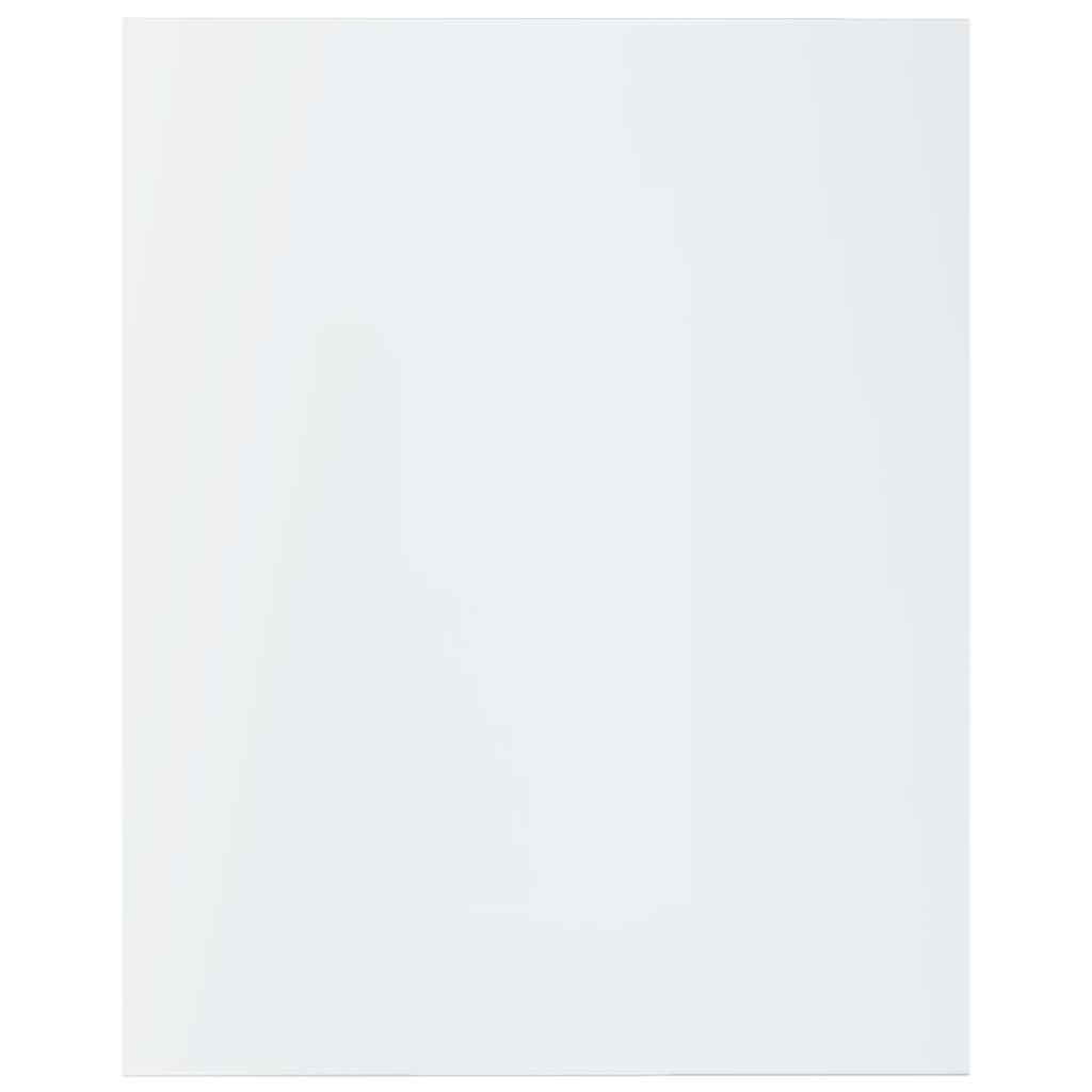 Bookshelf Boards 8 pcs High Gloss White 40x50x1.5 cm Engineered Wood