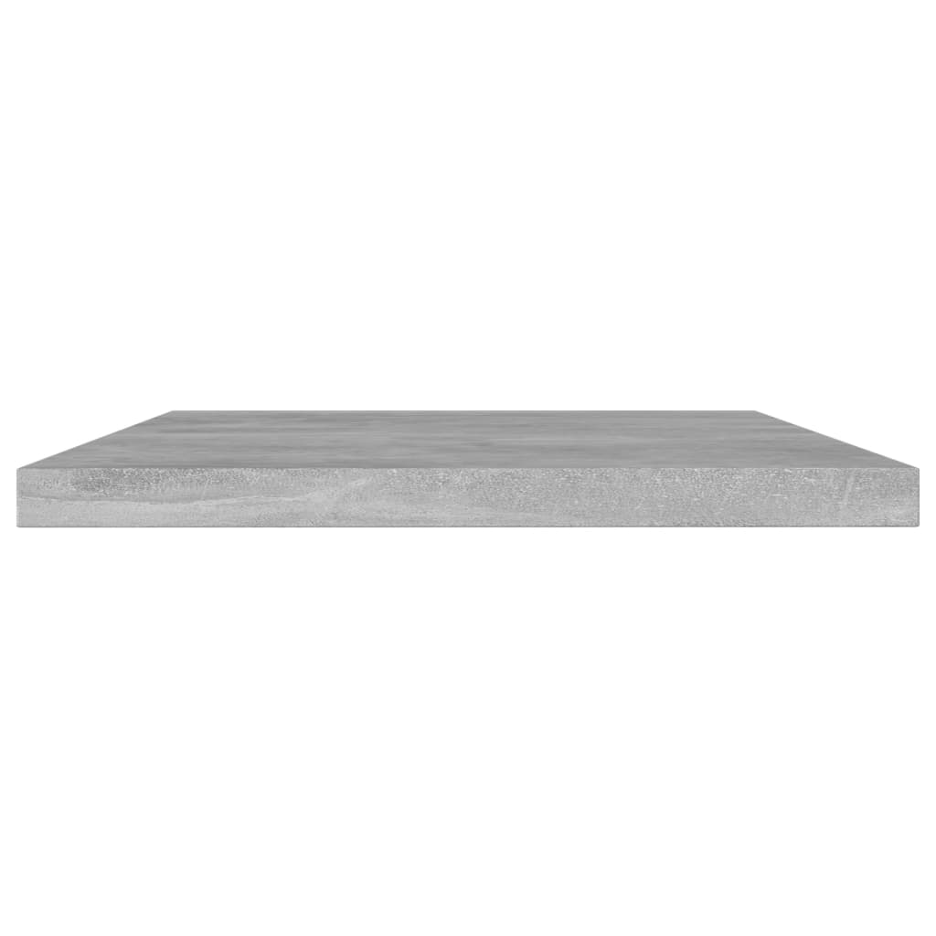 Bookshelf Boards 4 pcs Concrete Grey 60x10x1.5 cm Engineered Wood