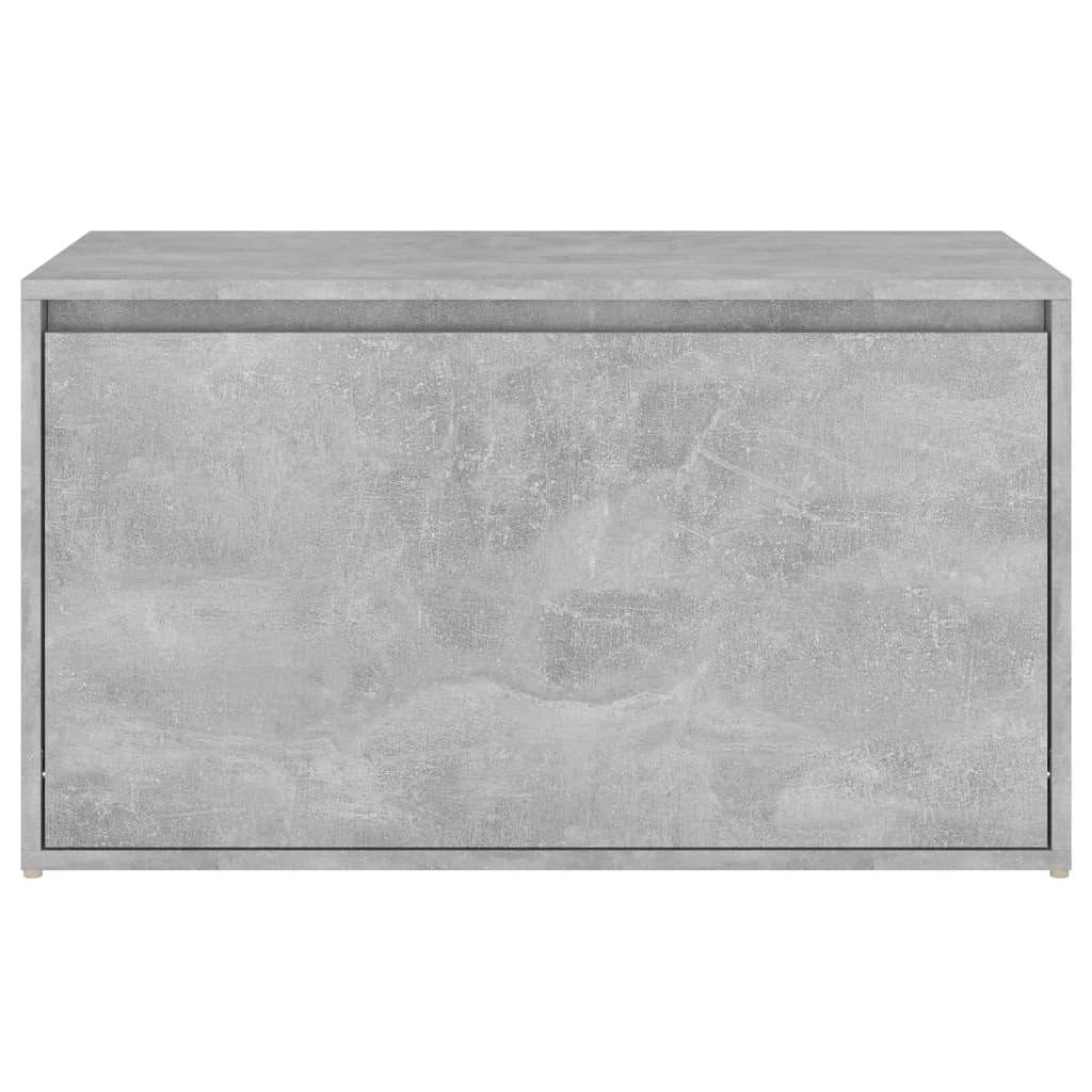 Hall Bench 80x40x45 cm Concrete Grey Engineered Wood