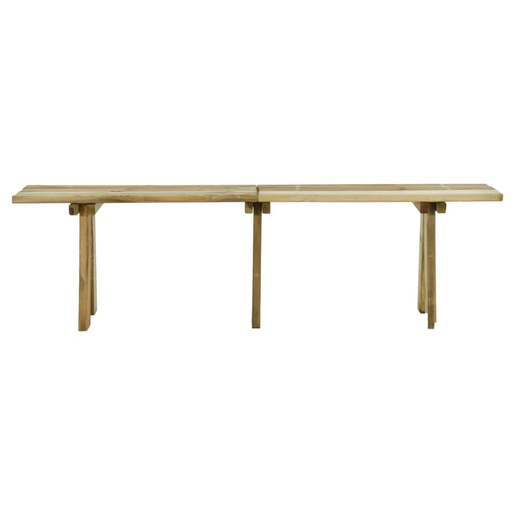 Garden Bench 160 cm Impregnated Solid Wood Pine