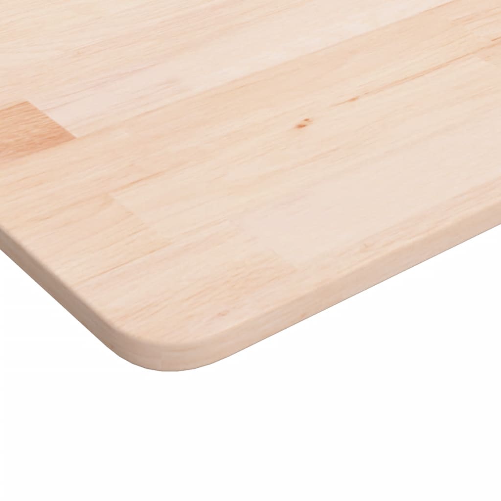 Square Table Top 50x50x1.5 cm Untreated Solid Wood Oak