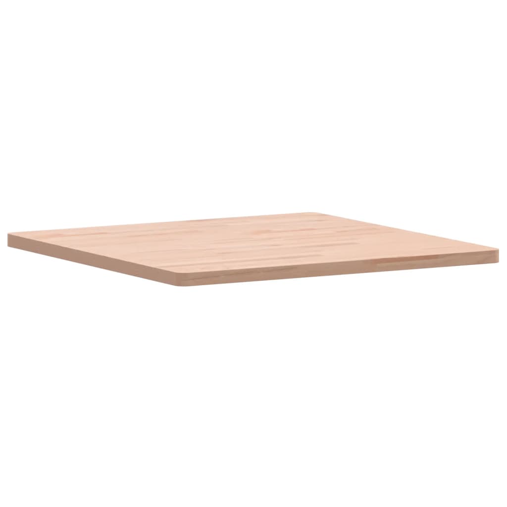 Table Top 70x70x2.5 cm Square Solid Wood Beech