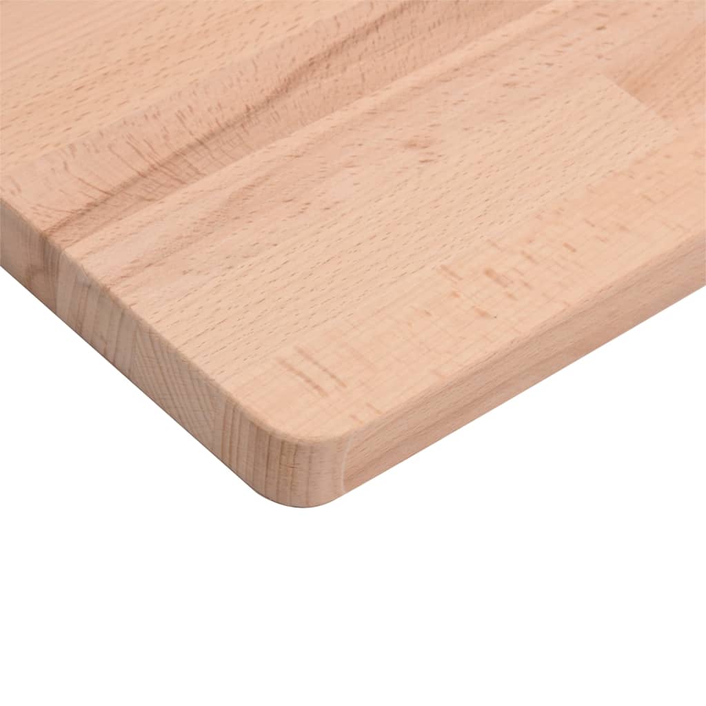 Table Top 70x70x2.5 cm Square Solid Wood Beech