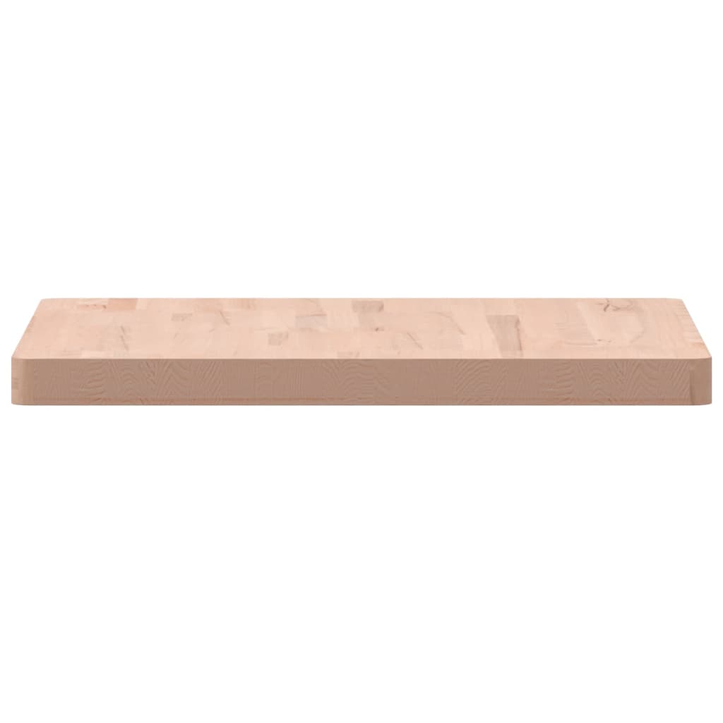 Table Top 60x60x4 cm Square Solid Wood Beech