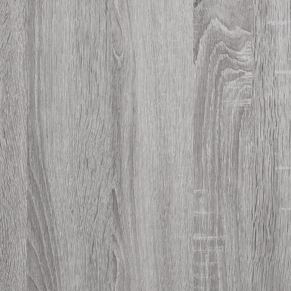 Storage Bench Grey Sonoma 82x42x46 cm Engineered Wood