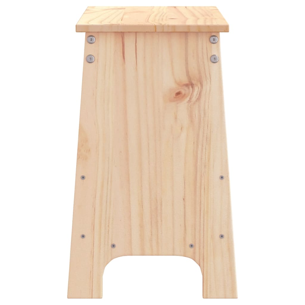 Hall Bench 60x28x45 cm Solid Wood Pine