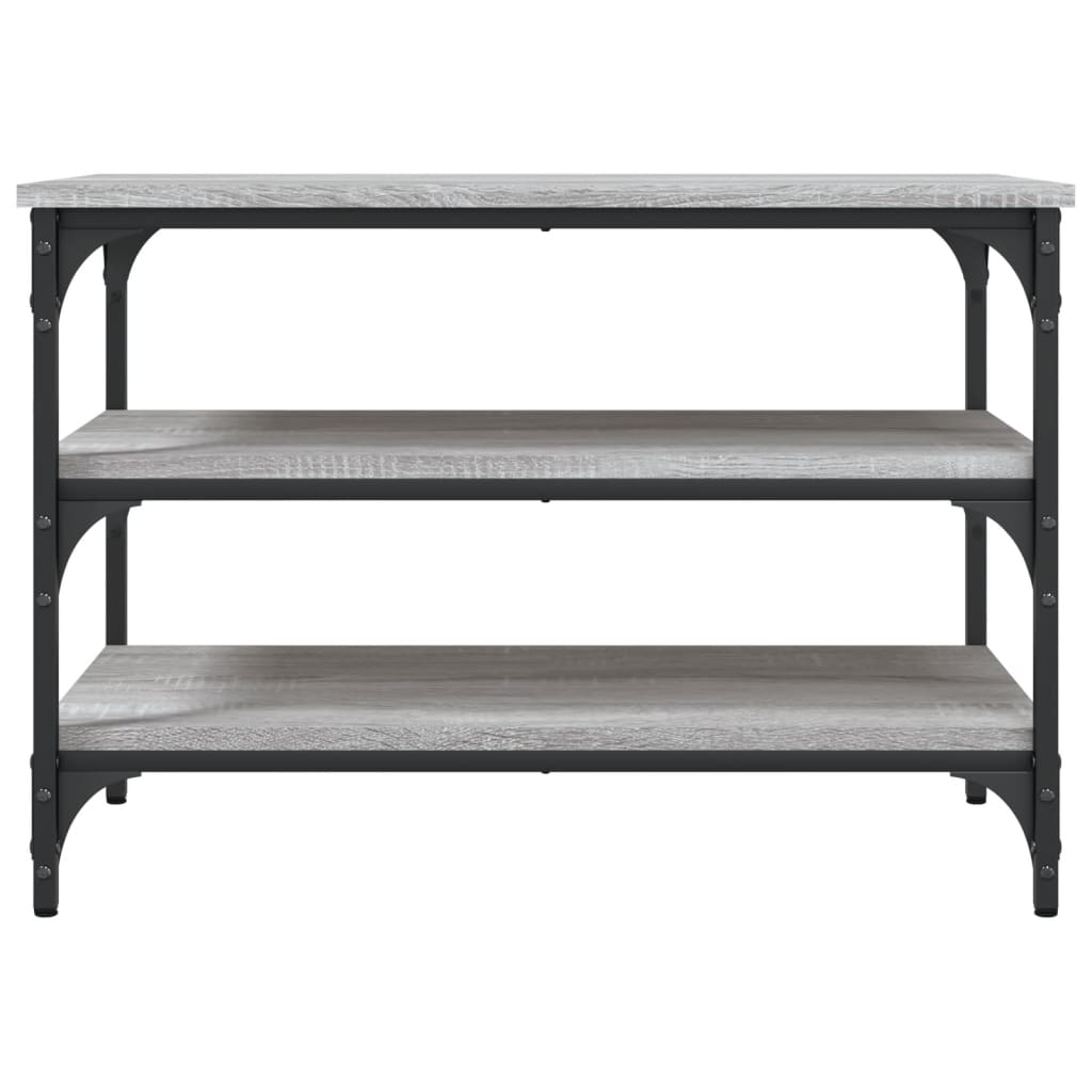 Shoe Bench Grey Sonoma 70x38.5x49 cm Engineered Wood