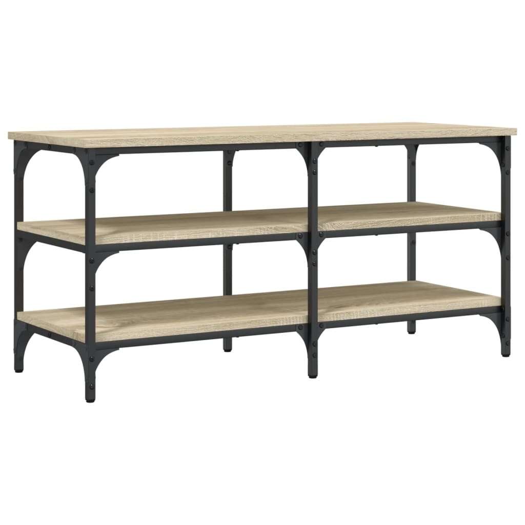 Shoe Bench Sonoma Oak 100x38.5x49 cm Engineered Wood