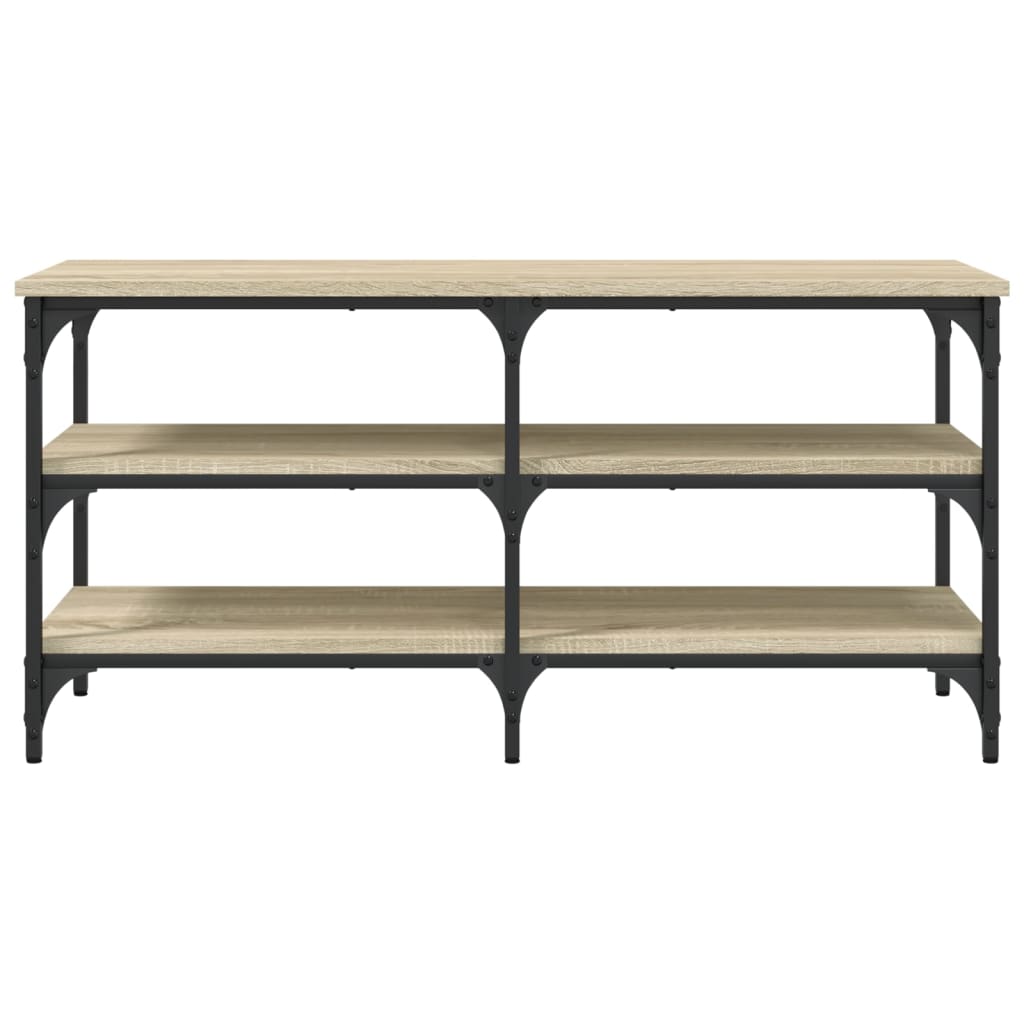 Shoe Bench Sonoma Oak 100x38.5x49 cm Engineered Wood