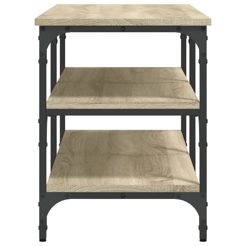 Shoe Bench Sonoma Oak 100x38.5x49 cm Engineered Wood