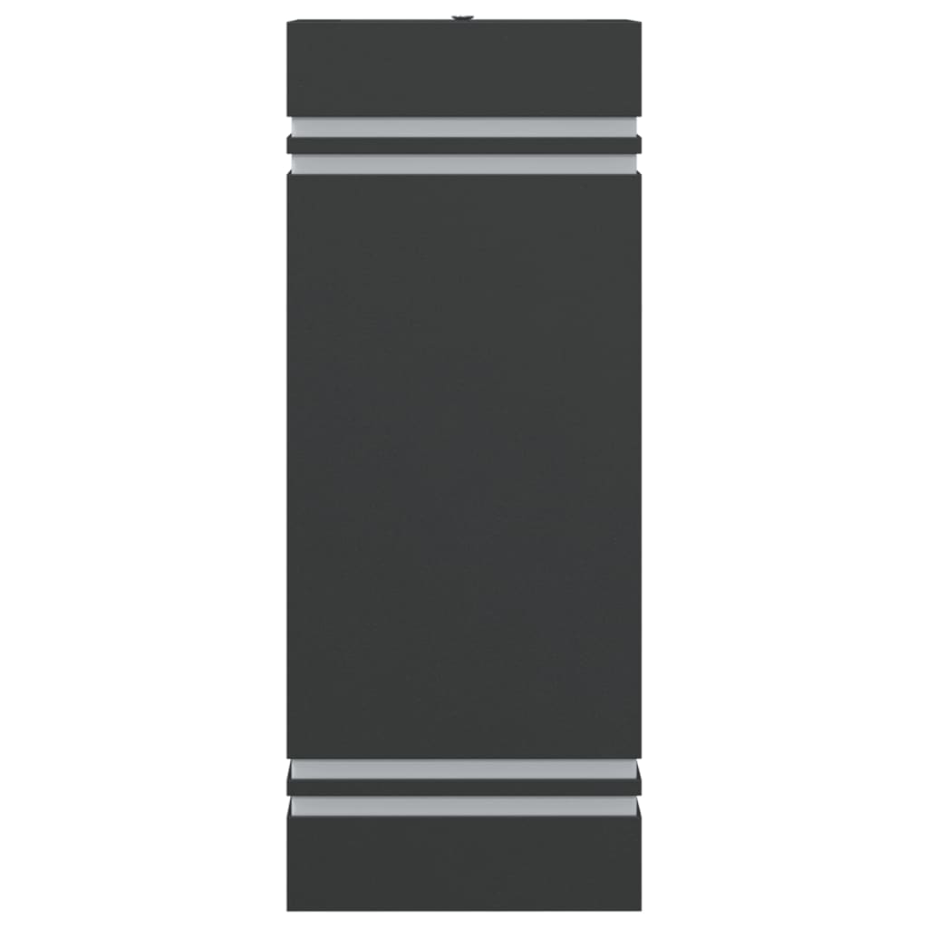 Outdoor Wall Light Black Stainless Steel