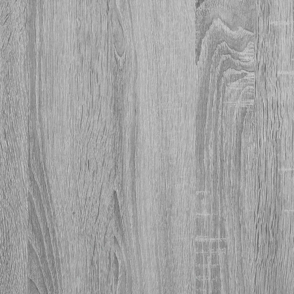 Shoe Bench Grey Sonoma 100x40x53.5 cm Engineered Wood and Metal