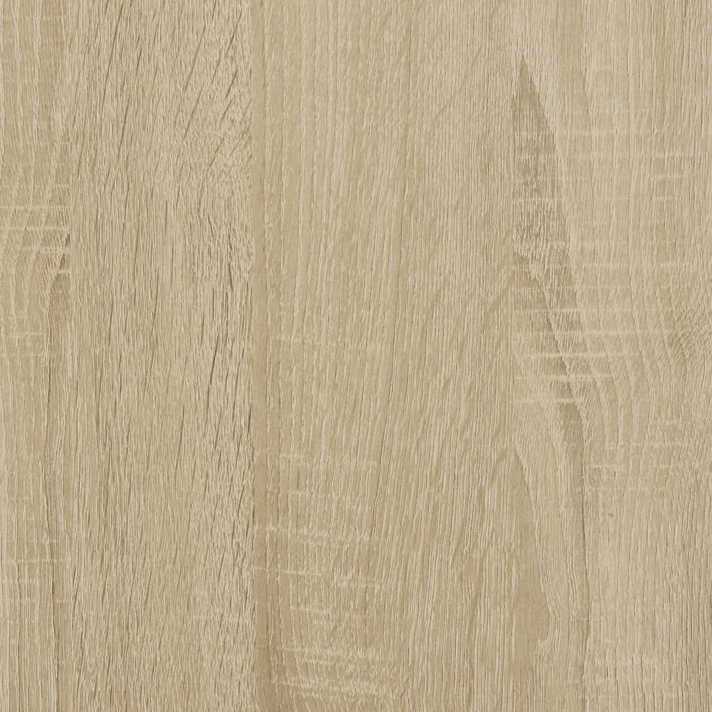 Shoe Bench Sonoma Oak 84x40x53.5 cm Engineered Wood and Metal