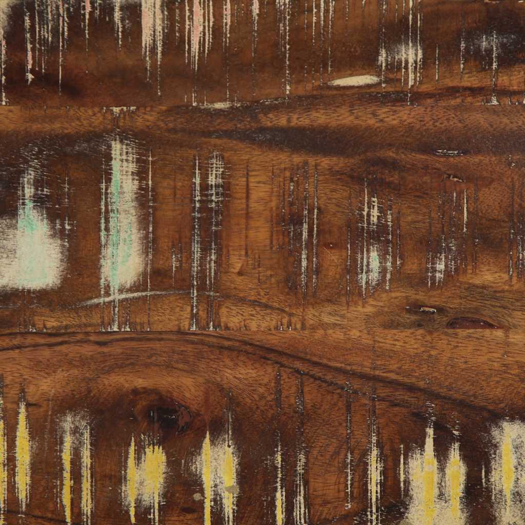 Bench Multicolour 60x35x45 cm Solid Wood Reclaimed