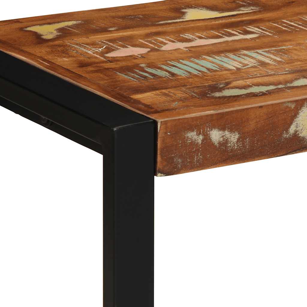 Bench Multicolour 80x35x45 cm Solid Wood Reclaimed