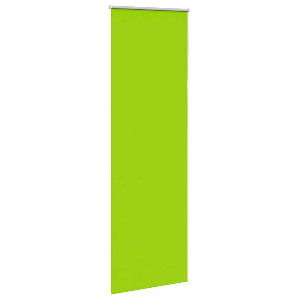 Roller Blind Blackout Leaves Green 65x230 cm Fabric Width 60.7 cm Polyester