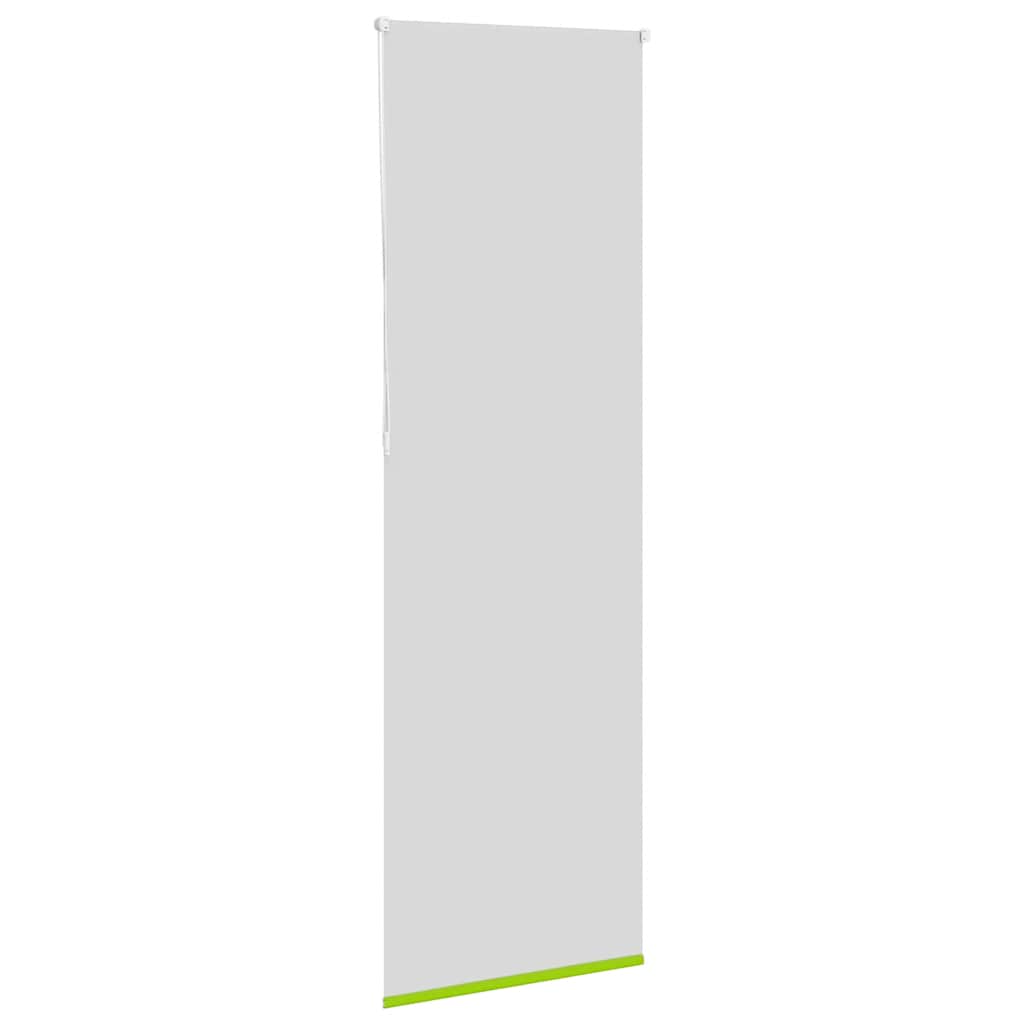 Roller Blind Blackout Leaves Green 65x230 cm Fabric Width 60.7 cm Polyester