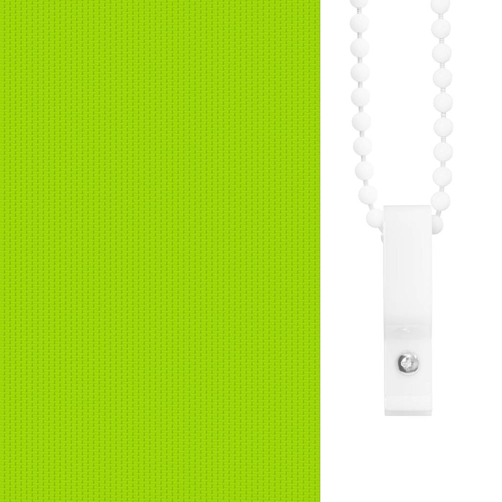 Roller Blind Blackout Leaves Green 65x230 cm Fabric Width 60.7 cm Polyester
