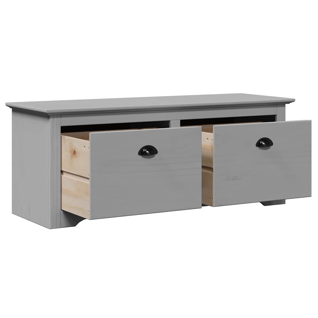 Hallway Bench BODO Grey 114x40x45 cm