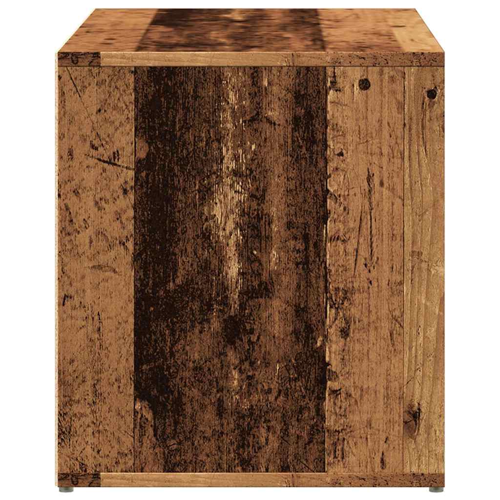 Hall Bench 80x40x45 cm Old Wood Engineered Wood