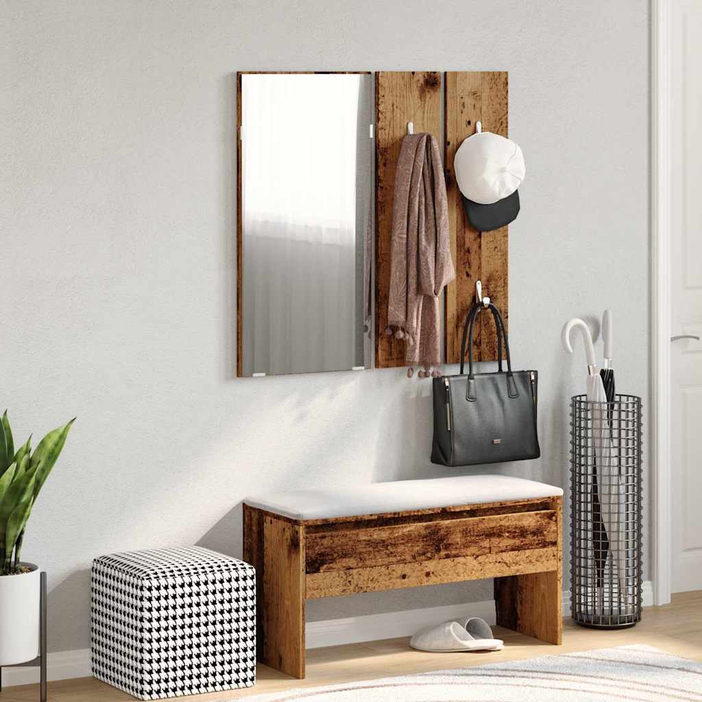Hallway Furniture Set Old Wood Engineered Wood