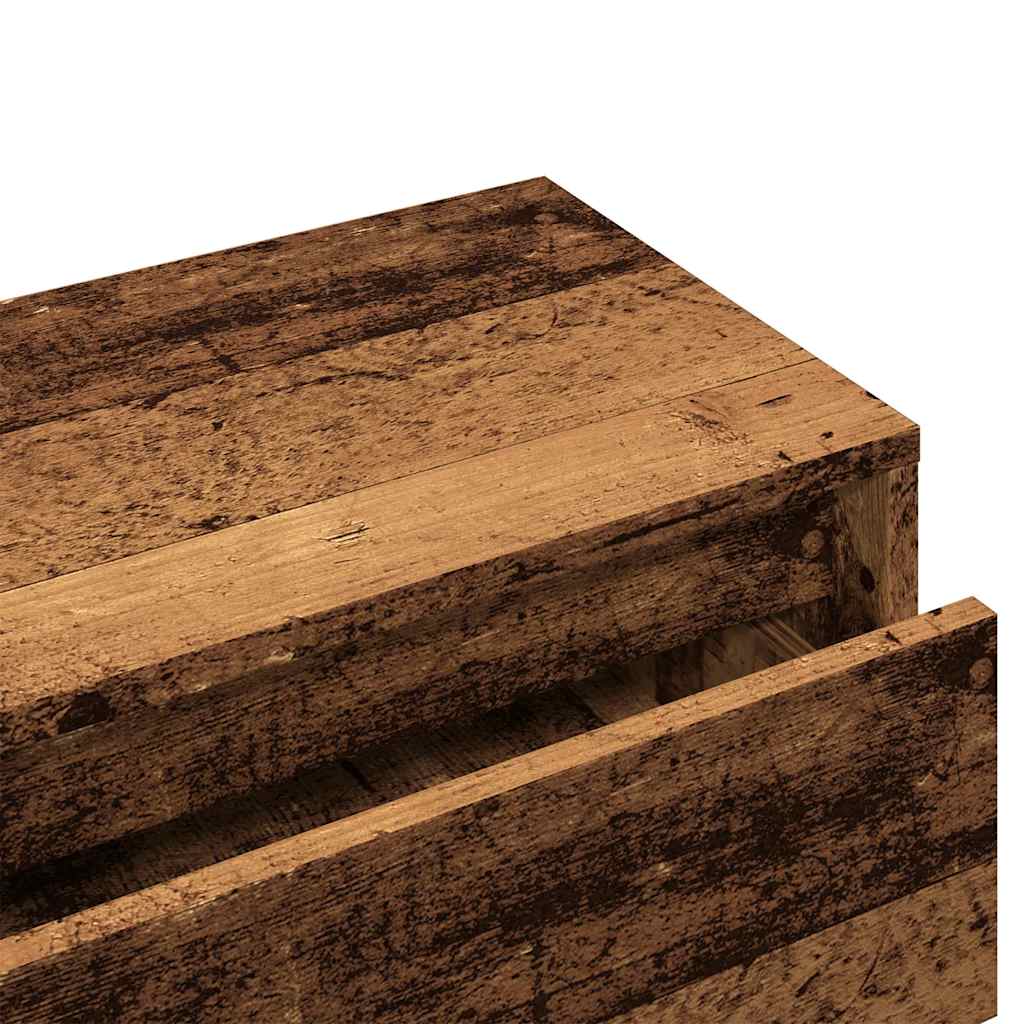 Hallway Furniture Set Old Wood Engineered Wood