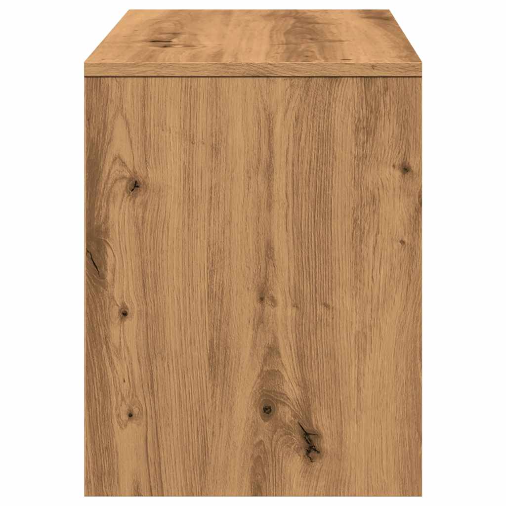 Dressing Stool Artisan Oak 70x35x45 cm Engineered Wood