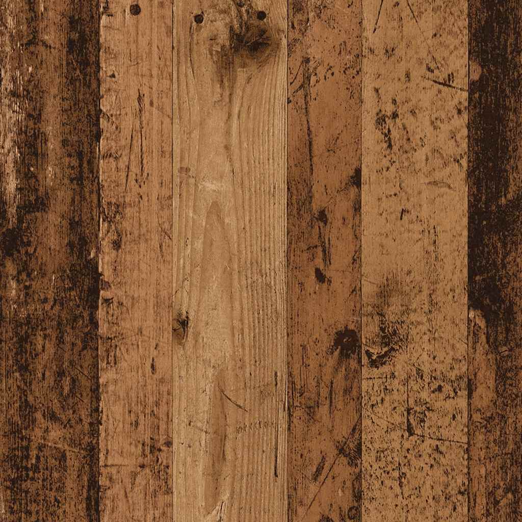 Storage Bench Old Wood 62x42x45 cm Engineered Wood