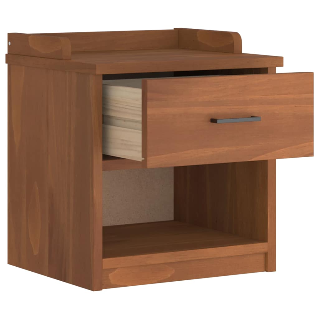 Hallway Bench SANDNES 45x40x50 cm Solid Wood Pine