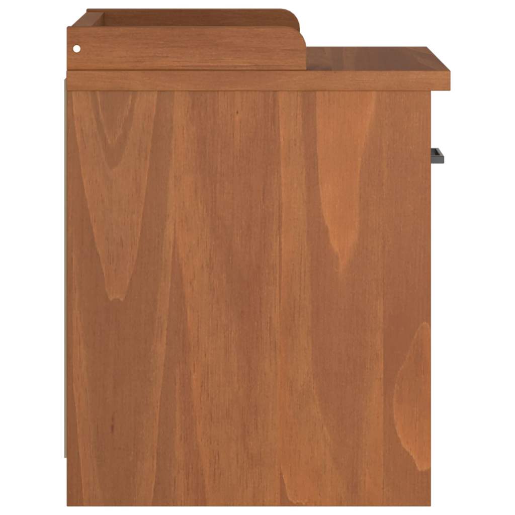 Hallway Bench SANDNES 45x40x50 cm Solid Wood Pine