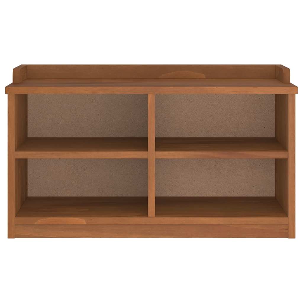 Hallway Bench SANDNES 87x40x50 cm Solid Wood Pine