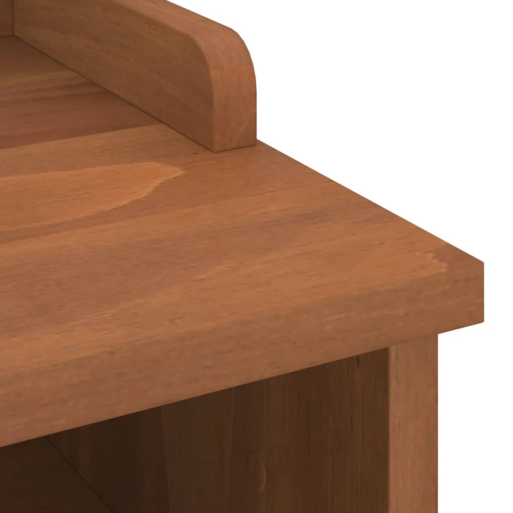 Hallway Bench SANDNES 87x40x50 cm Solid Wood Pine