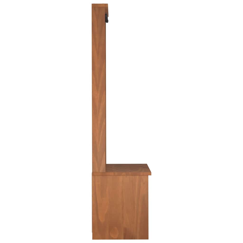 Hall Tree SANDENS 87x40x159.5 cm Solid Wood Pine