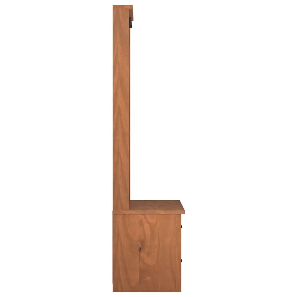 Hall Tree SANDENS 87x40x159.5cm Solid Wood Pine