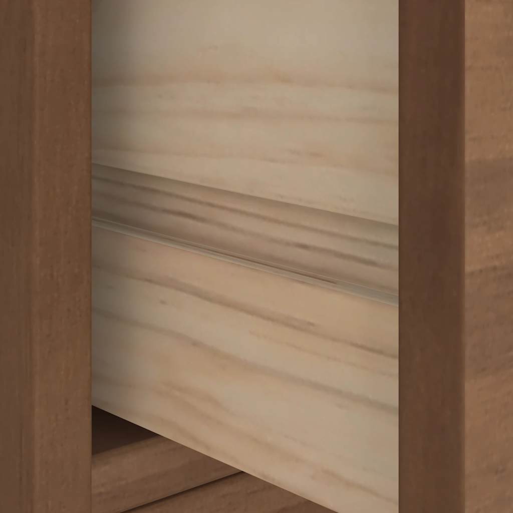 Hall Tree SANDENS 87x40x159.5cm Solid Wood Pine