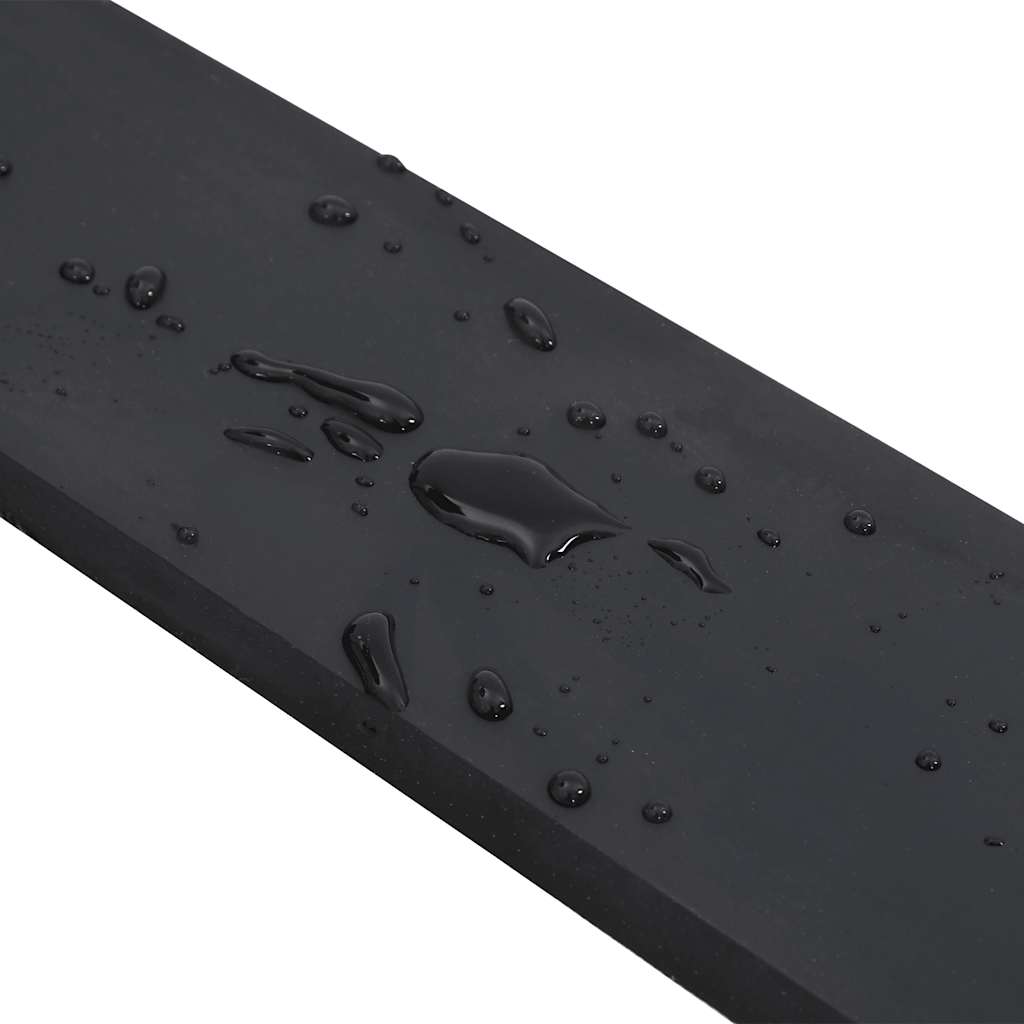 Rubber Edge for Snow Plow Black 300x8x1 cm