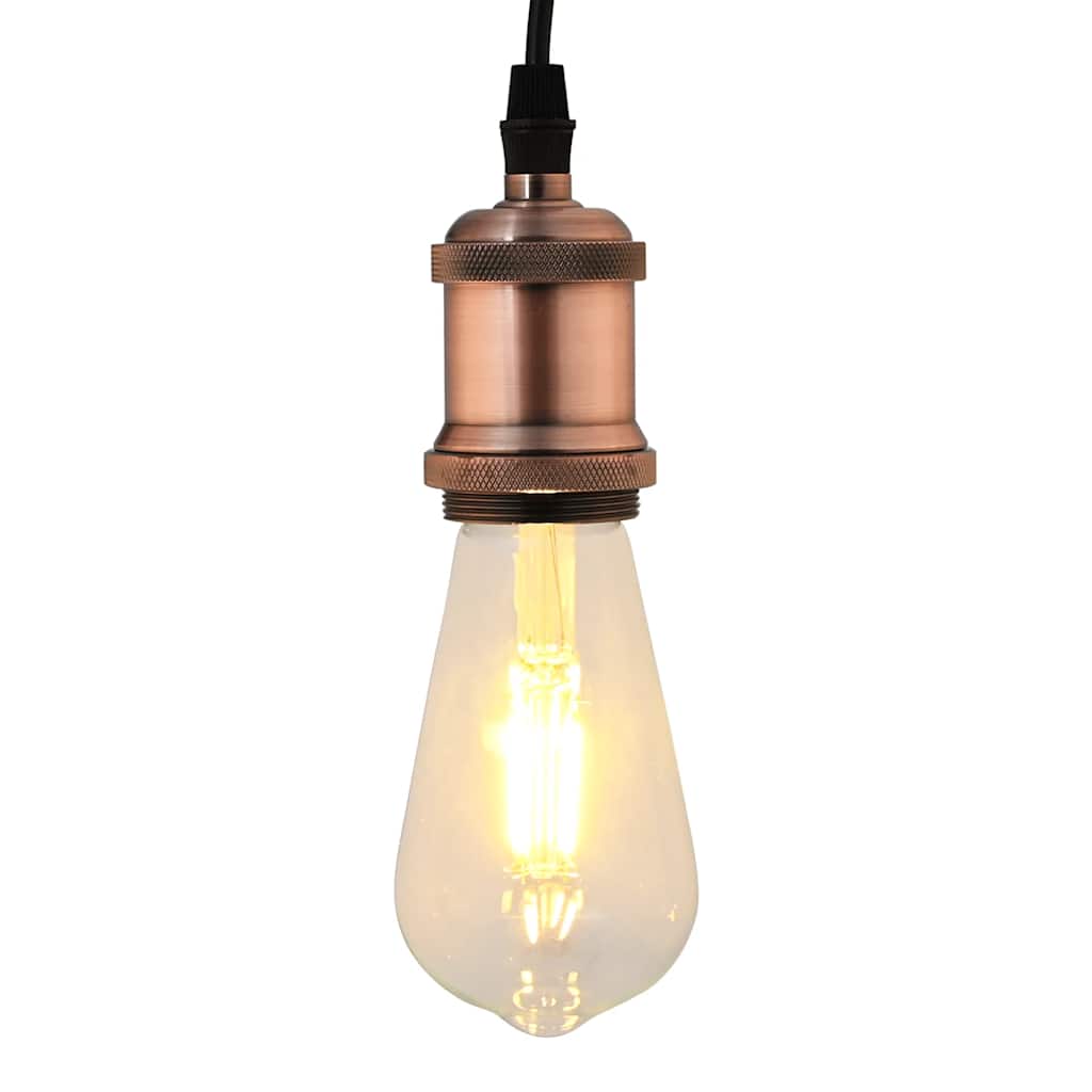 Lamp Holders 2 pcs Red Bronze E27