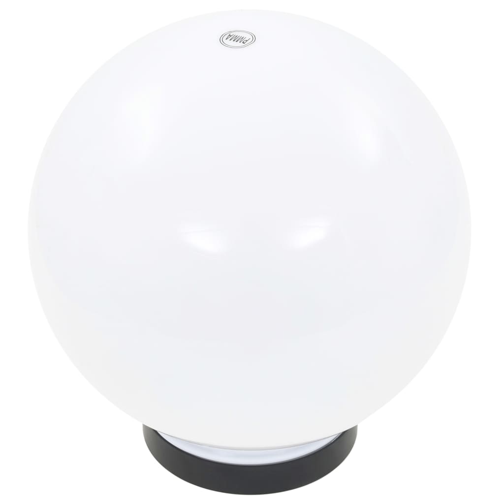 LED Bowl Lamps 4 pcs Spherical 20 cm PMMA