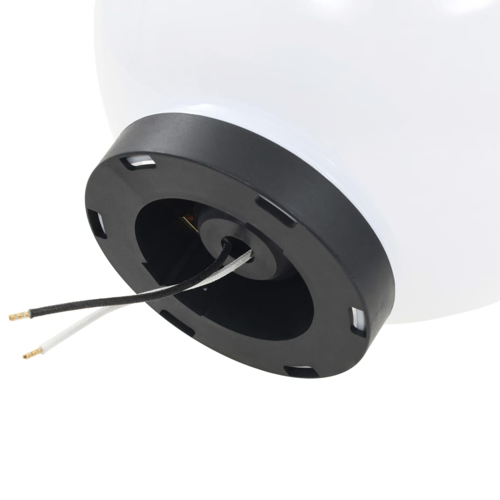LED Bowl Lamps 4 pcs Spherical 20 cm PMMA