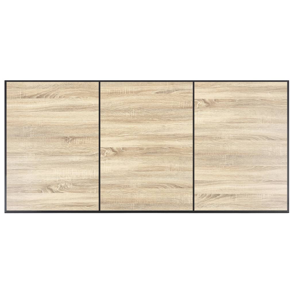 Dining Table Oak 200x100x75 cm MDF