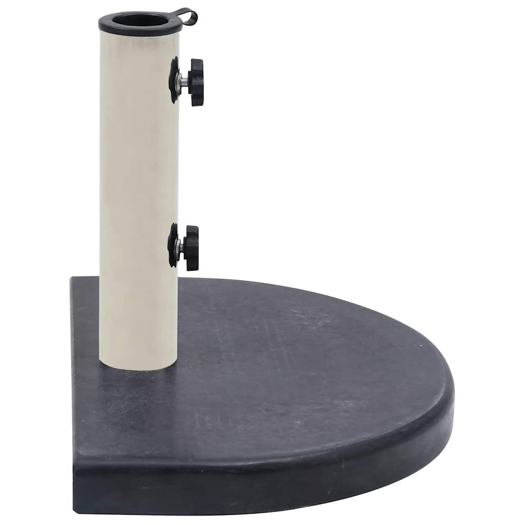 Umbrella Base Black 40x28x4 cm Granite