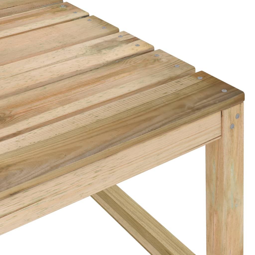 2 Piece Garden Lounge Set Green Impregnated Pinewood