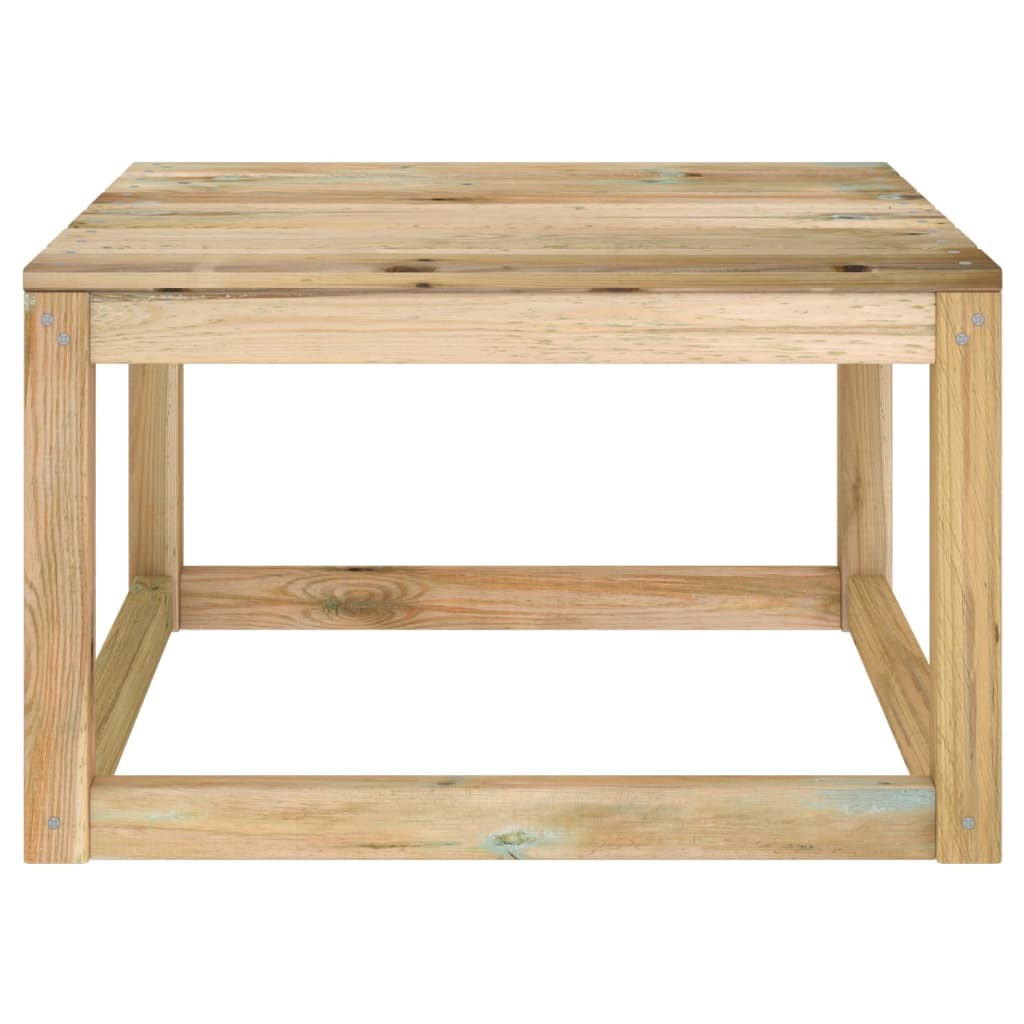 2 Piece Garden Lounge Set Green Impregnated Pinewood